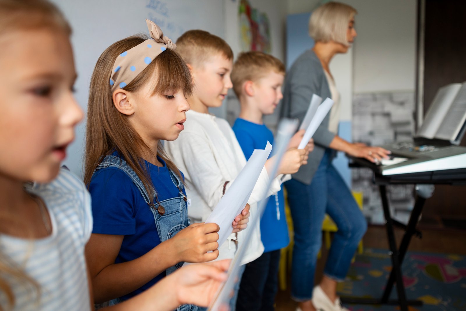 side-view-kids-singing-together-sunday-school